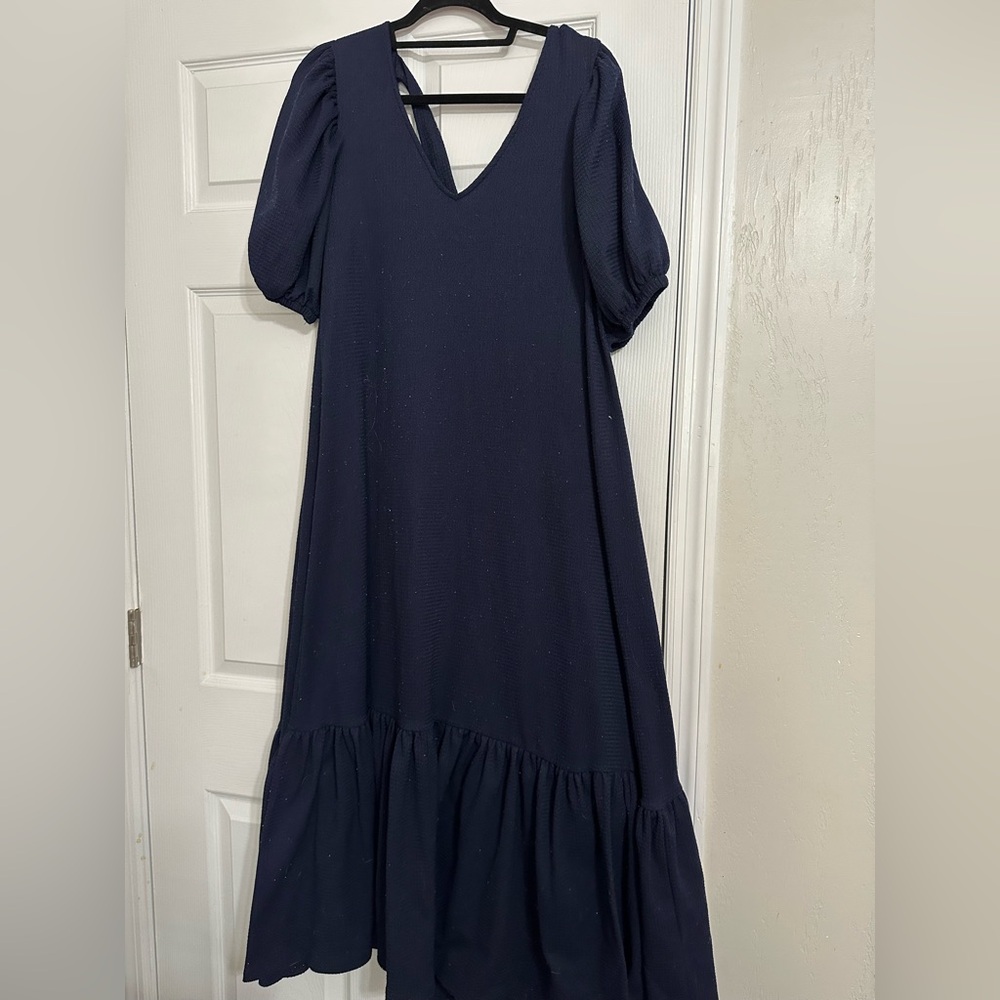 Navy Blue Maxi Dress
